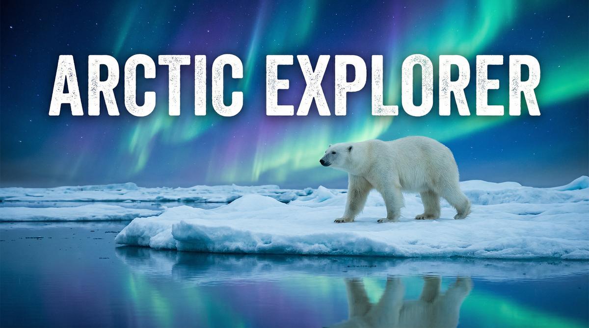 大象传媒北极熊冰原视频解说